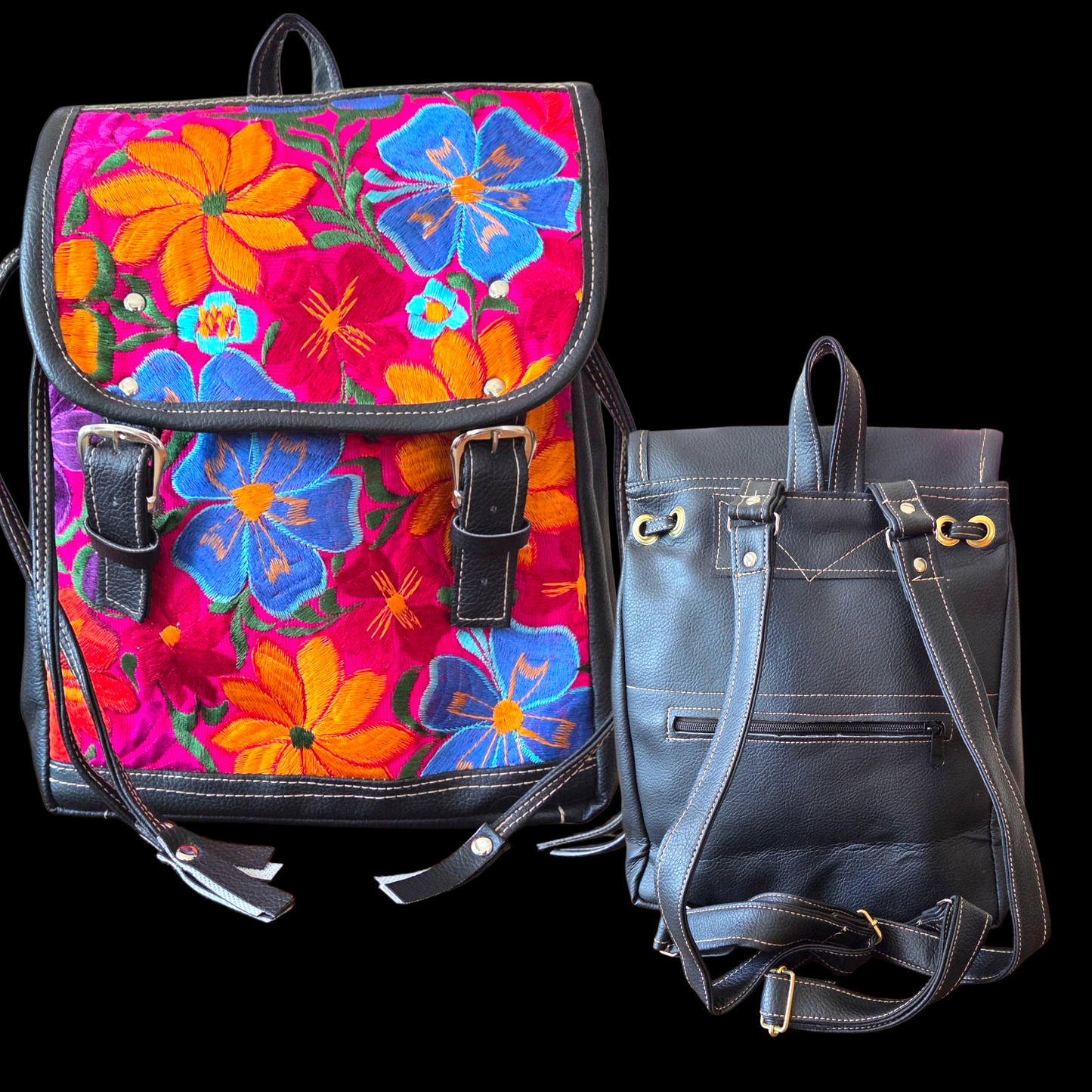Bags Mayan leather backpacks
