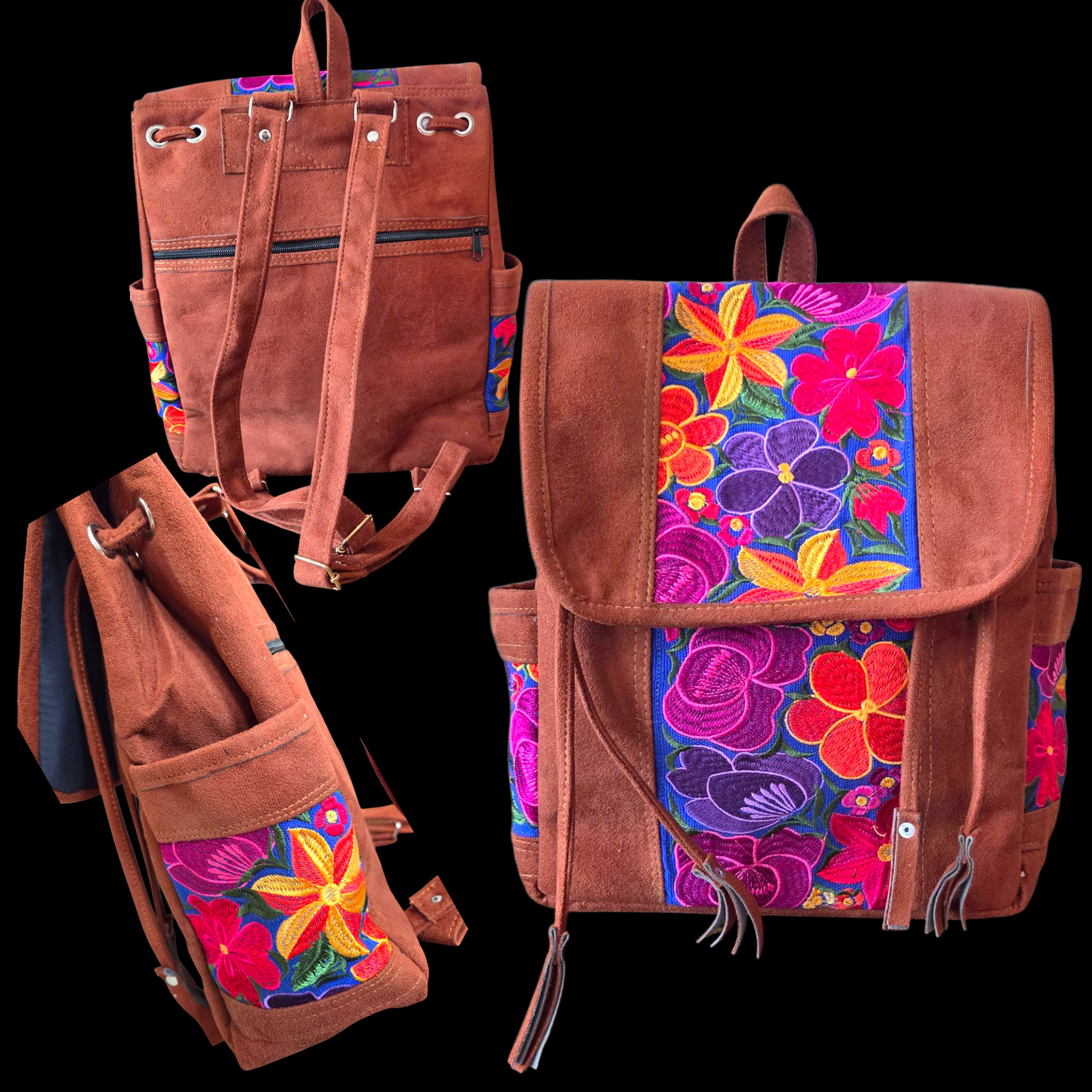 Bags Mayan leather backpacks