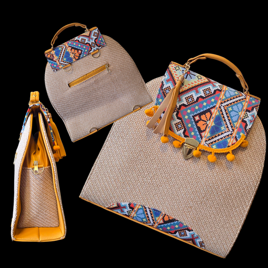 1/2 Moon arriba handbag