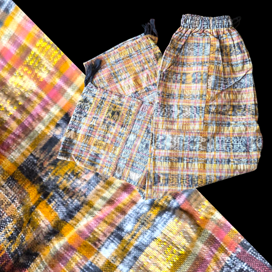 Mayan textile pants
