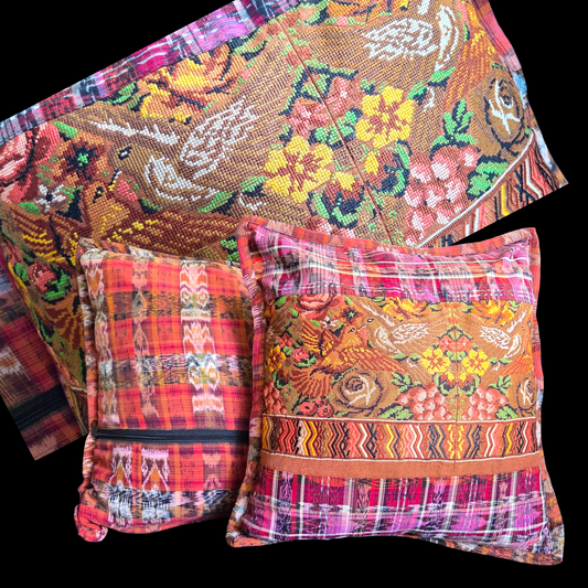 Mayan textile cushion covers